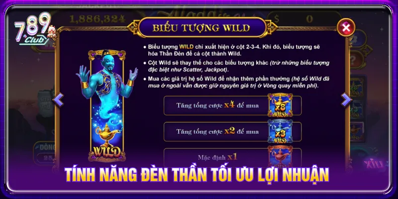 Cơ chế Đèn thần tích hợp nâng cao giá trị phần thưởng