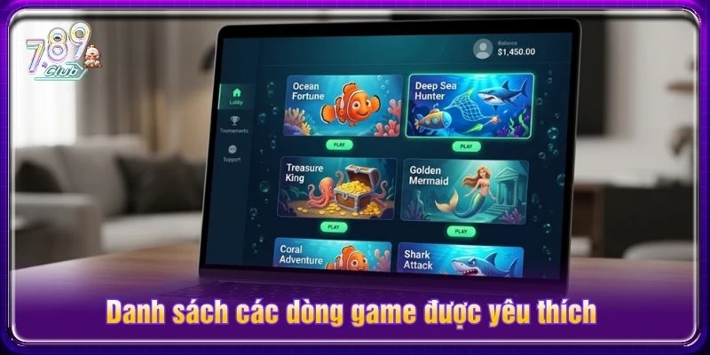 Danh sách các dòng game được yêu thích Danh sách các dòng game được yêu thích