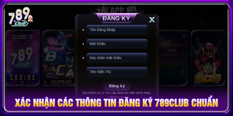 Kiểm tra dữ liệu và đồng ý điều kiện để xác thực
