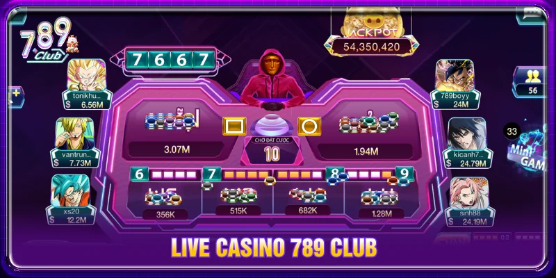 Tham gia trải nghiệm Live Casino