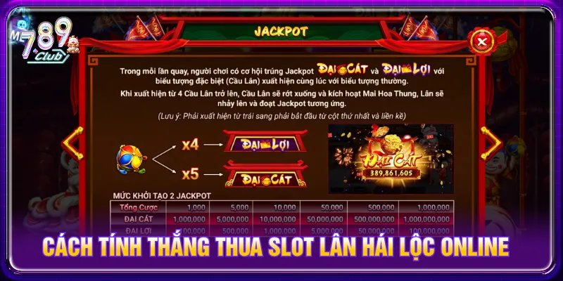 Tiền thắng quy định khi các biểu tượng giống nhau xuất hiện
